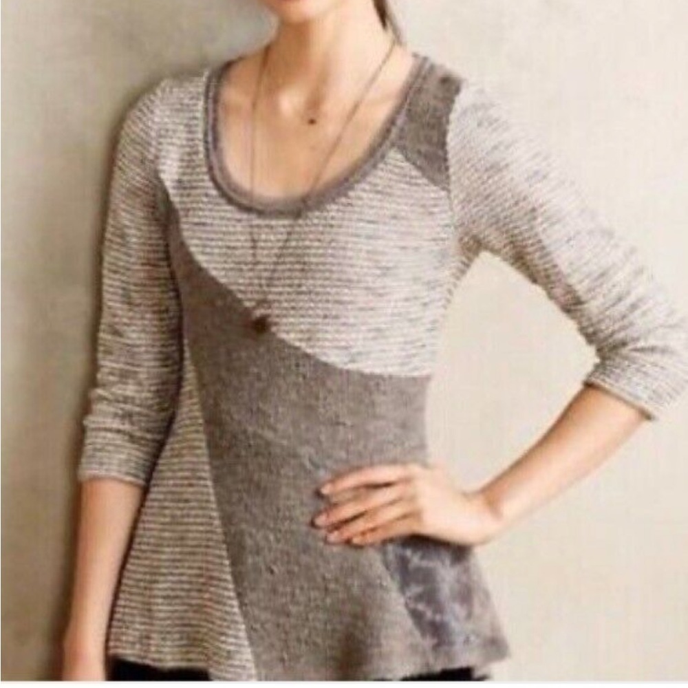 ANTHROPOLOGIE Angel Of The North sweater